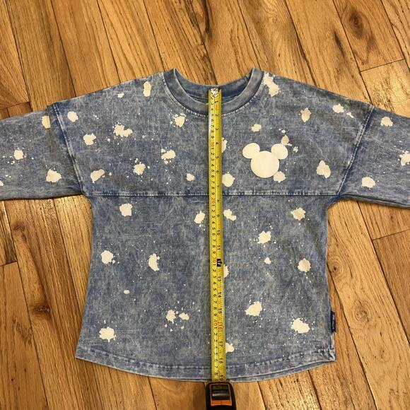 Disney Parks Disneyland Exclusive Denim Bleach Spirit Jersey Youth M (7/8) - Picture 6 of 10